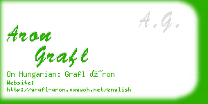 aron grafl business card